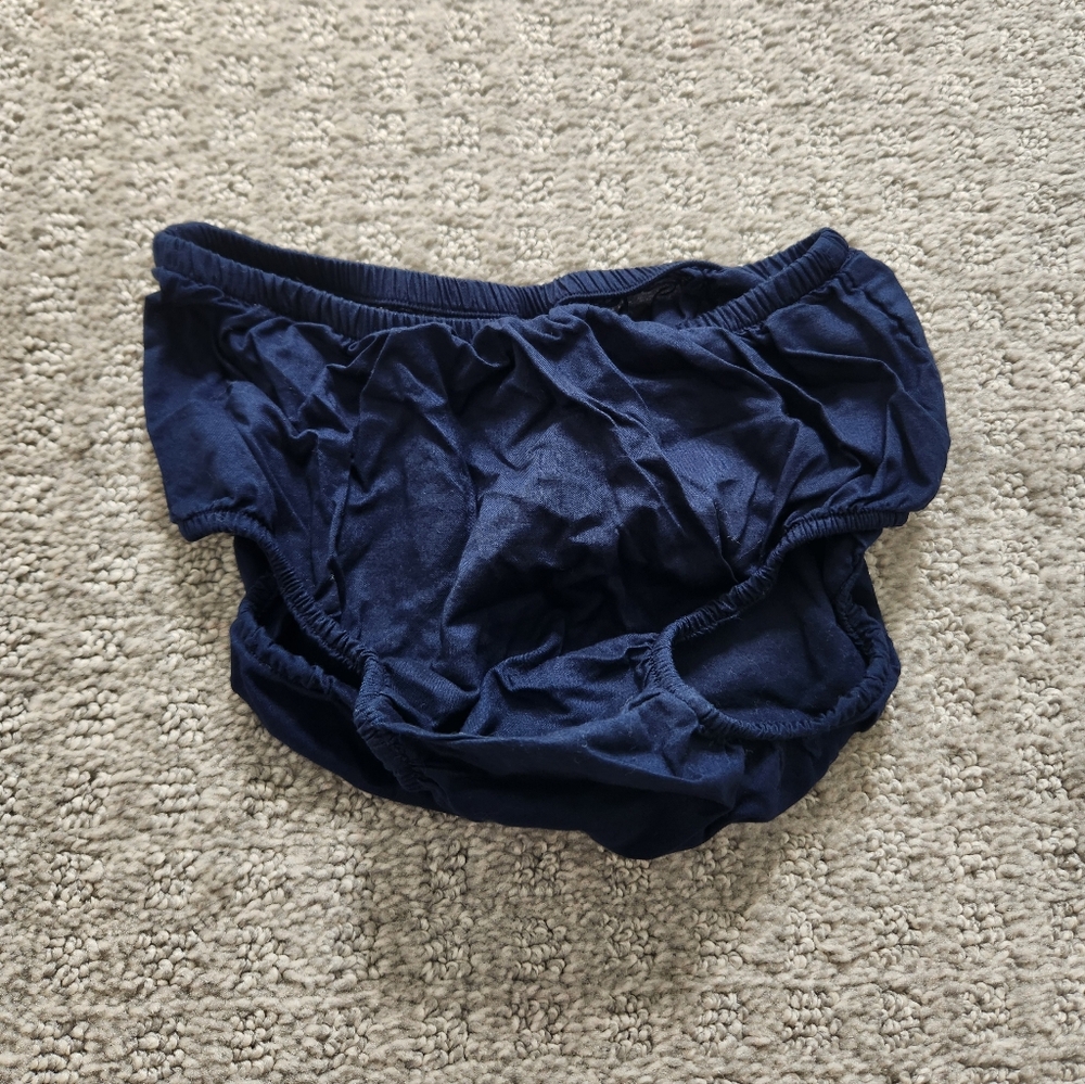 Janie and jack blue diaper cover bloomer size 12-18 months